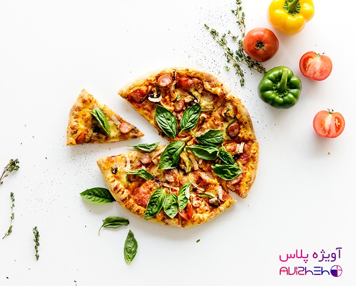 لایه بندی پیتزا